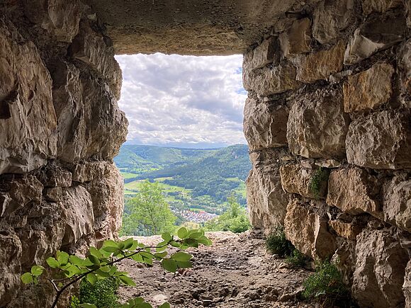 Ausguck Schießscharte beim Wachturm