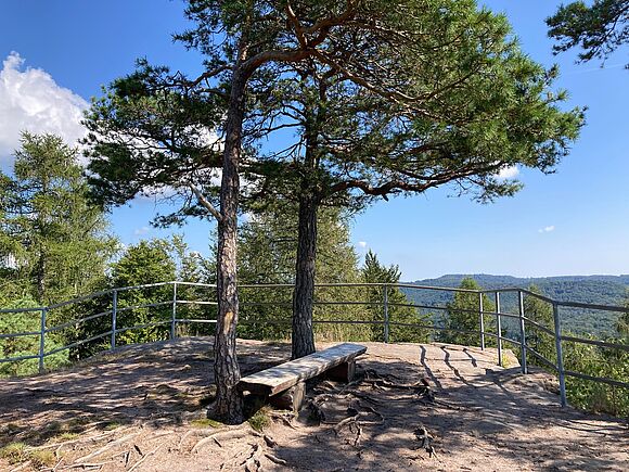 Rastplatz auf dem Winschertfelsen