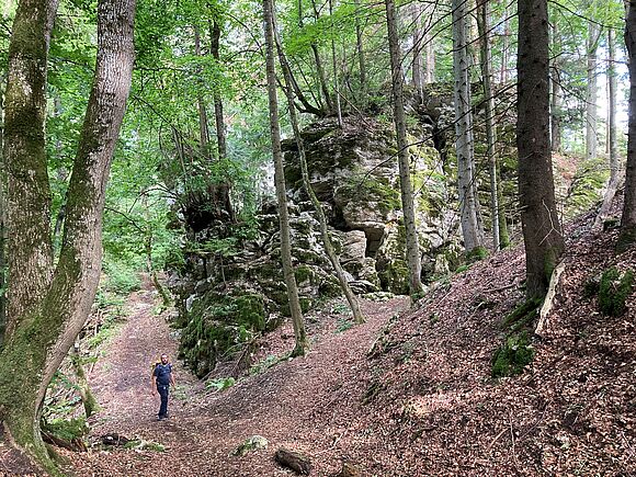 Wandern durchs Felsenmeer
